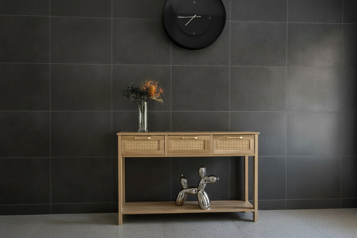 Rattan Drawer Console Table – 120cm
