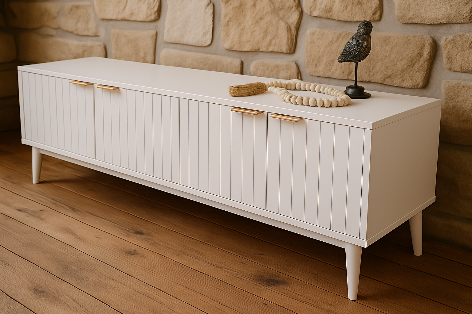 TV Entertainment Unit - 180cm - White