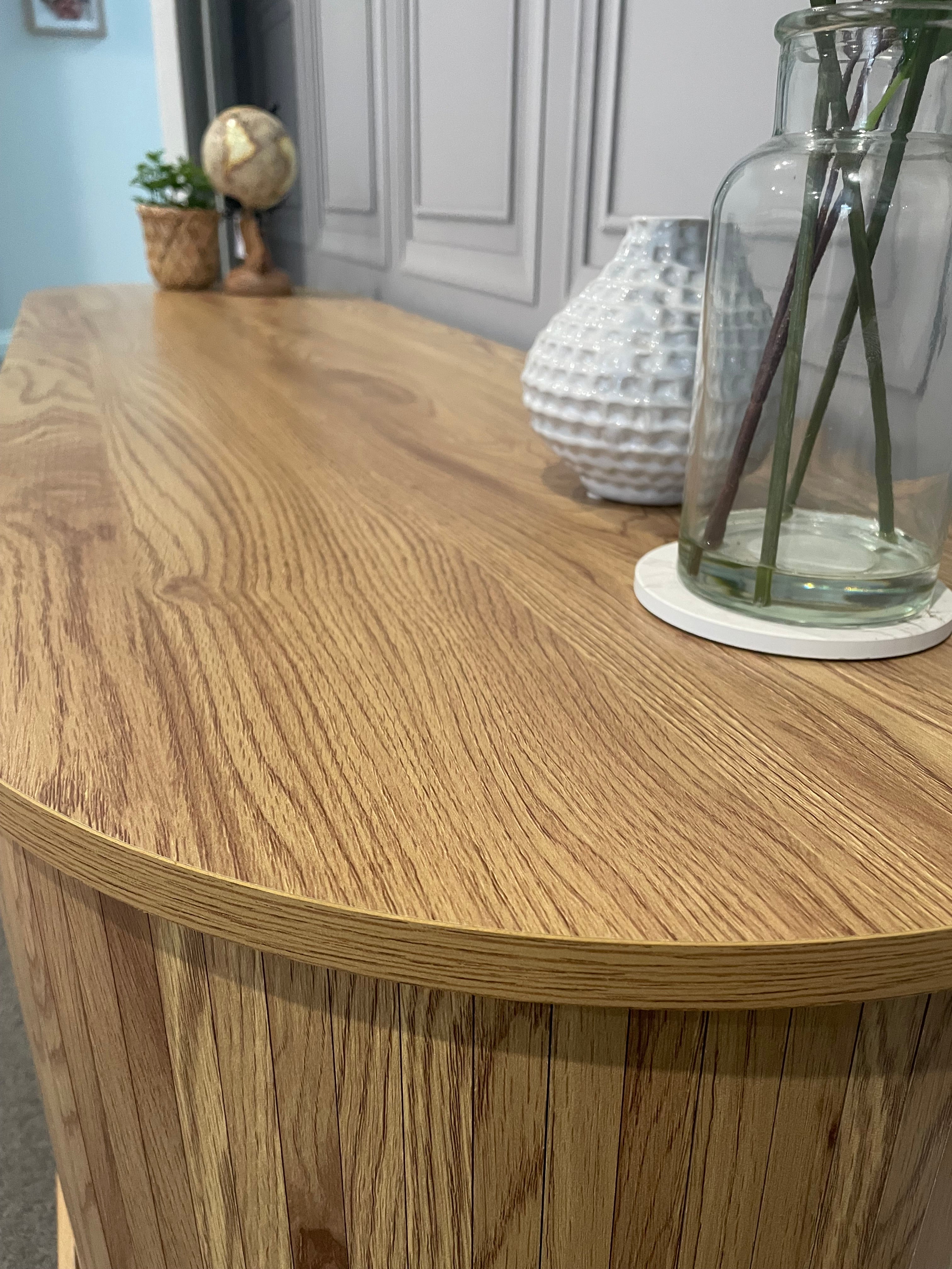 TV Entertainment Unit - 160cm - Natural Oak