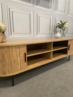 TV Entertainment Unit - 160cm - Natural Oak