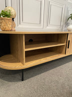 TV Entertainment Unit - 160cm - Natural Oak