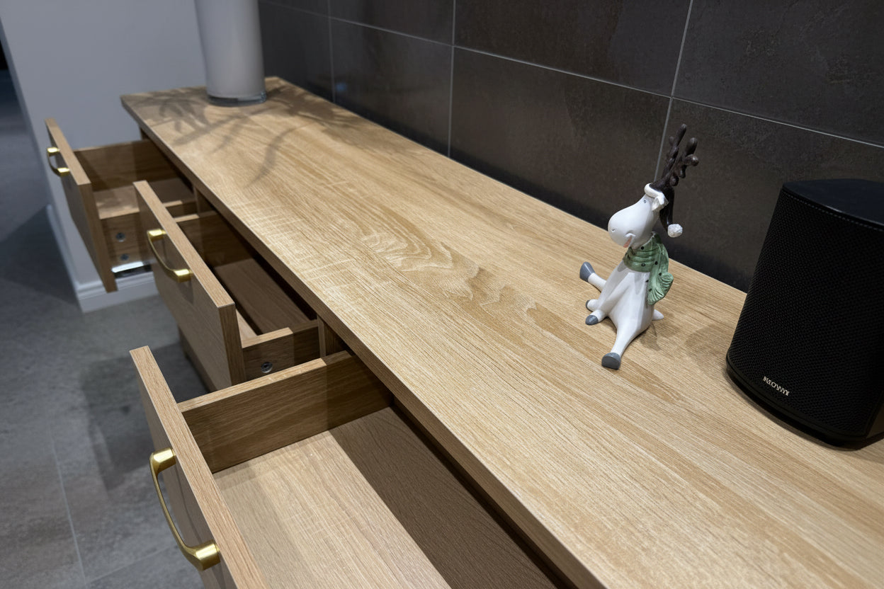 Rattan Drawer Console Table – 120cm