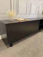 TV Entertainment Unit - 4 Door - 180cm - Black